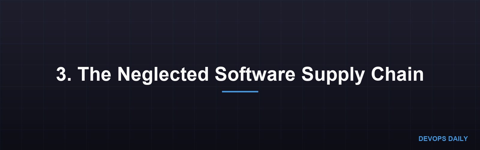 3. The Neglected Software Supply Chain