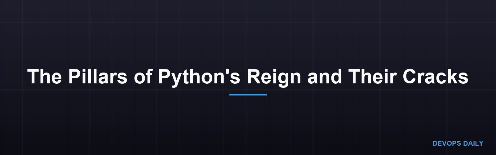 The Pillars of Python's Reign and Their Cracks