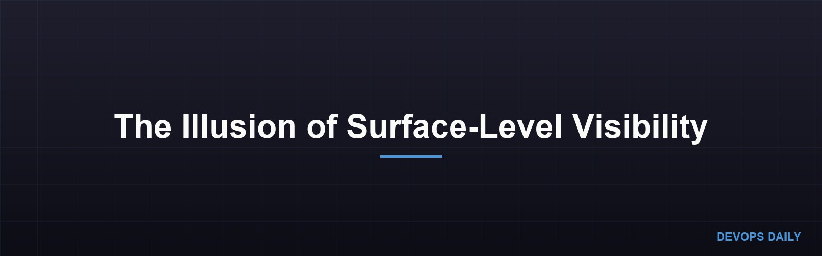 The Illusion of Surface-Level Visibility