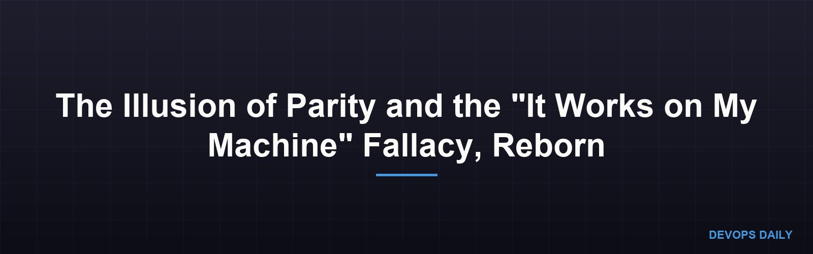 The Illusion of Parity and the 