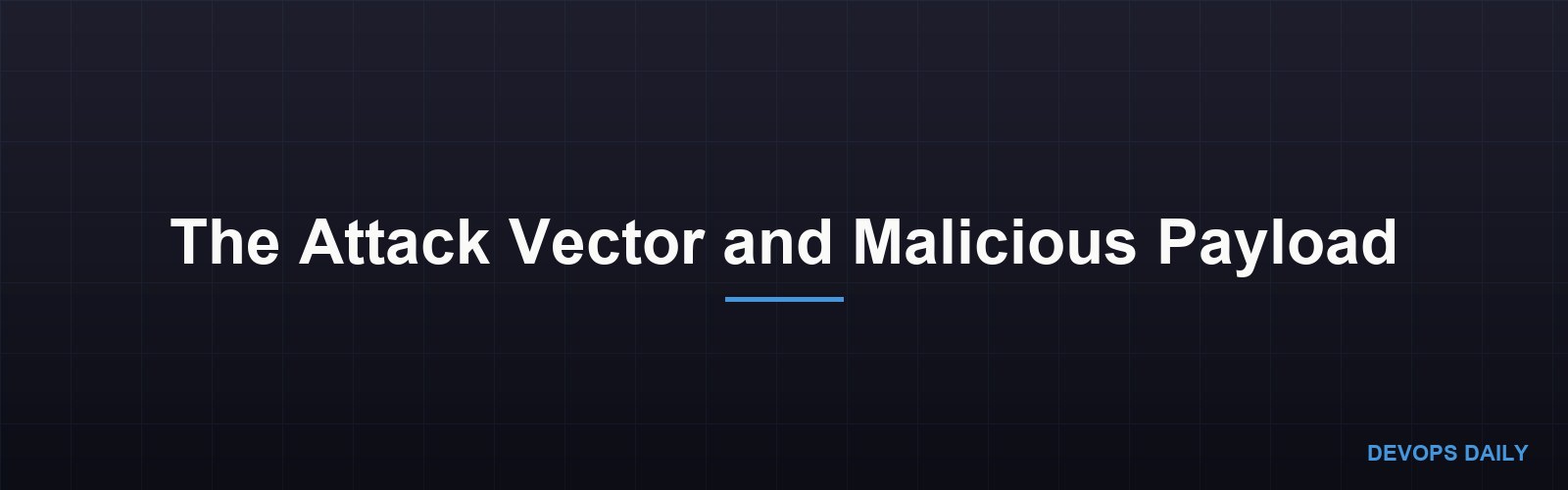 The Attack Vector and Malicious Payload